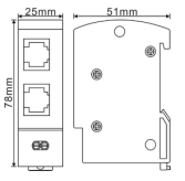 CSHBFL-SA/***音頻信號防雷器（RJ11、4口、170V、