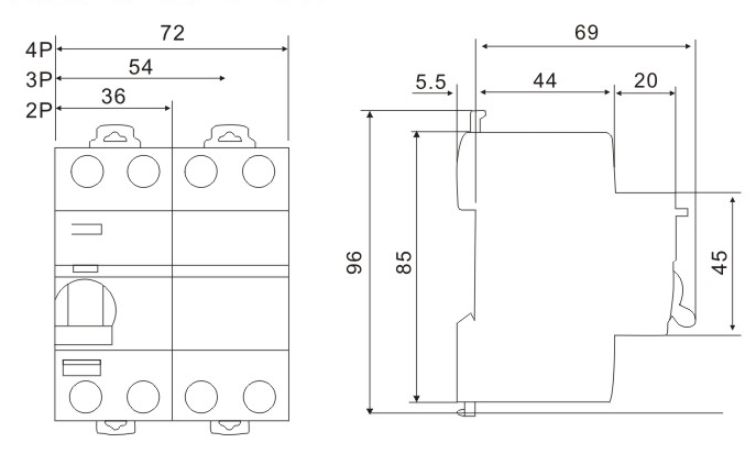 CSHBFL-SCB40/***浪涌后備保護(hù)器（20/40/60/80/120/I15/I25/I50KA 1P/2P/3P/4P模式）